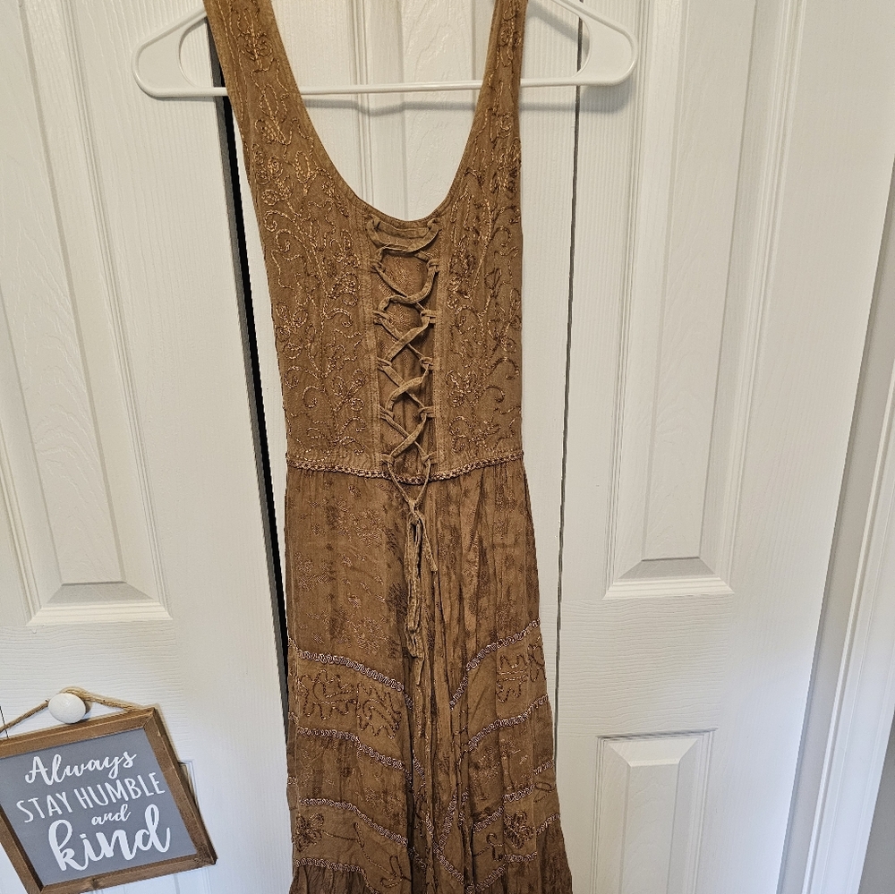 Scully Women's Lace-Up Jacquard Dress